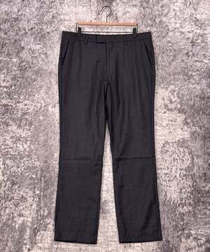 Bonobos Standard Fit Dress Pants 36 x 32 Mens Gray Reda Italian Wool Super 130s